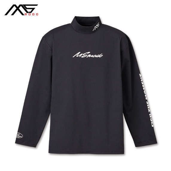 MS-modo ドライモックネックロングTシャツ