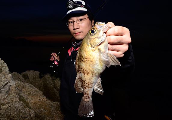 Evergreen エバーグリーン インターナショナル 木下彰 夕マズメのメバリング フロートリグを潮流に送り込み 良型を連続キャッチ