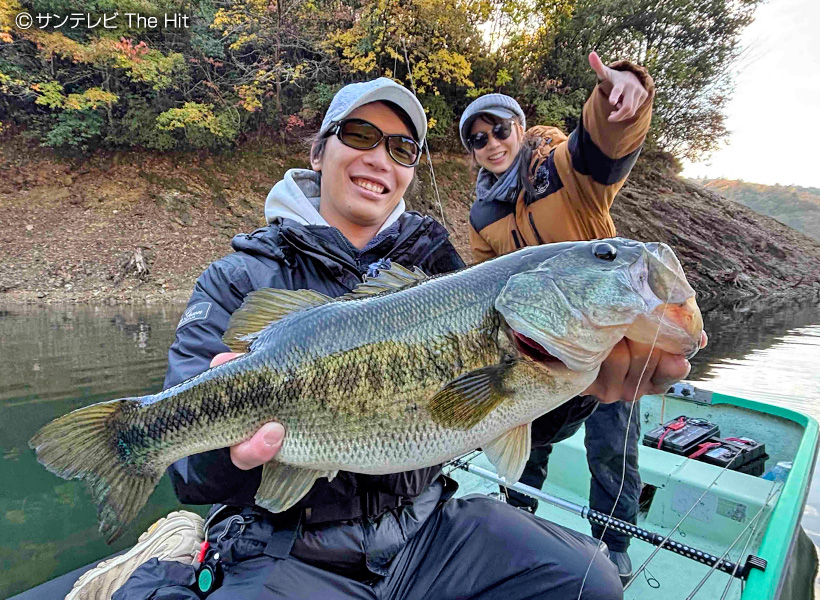 【TV番組】サンテレビ The Hit 12/24（水）放送<br>「ワンド奥で52センチ！志達海輝の津風呂湖ヒット」