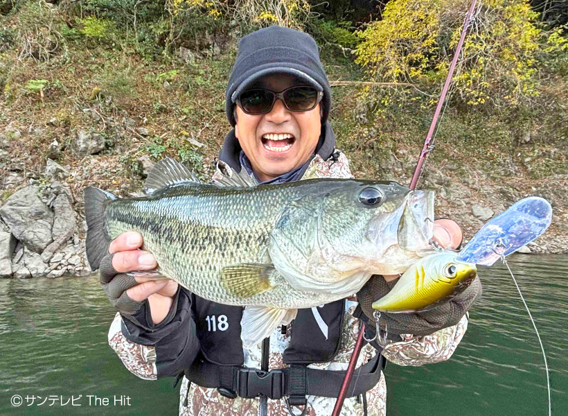 【TV番組】サンテレビ The Hit 1/7（水）放送<br>「新春祝いのビッグバスは皮一枚！震えた清水盛三」