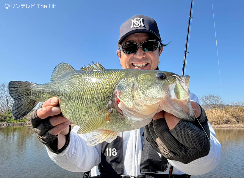 【TV番組】サンテレビ The Hit 4/8（水）放送<br>「清水盛三が水温上昇でも食わない紀ノ川バス攻略」